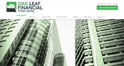 Desktop Screenshot of oakleaffinancialllc.com