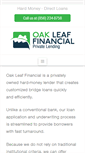 Mobile Screenshot of oakleaffinancialllc.com
